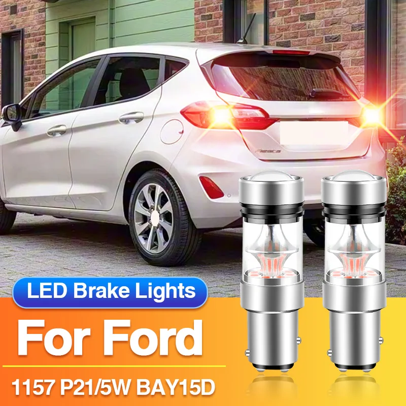 2PCS P21/5W Red Led… - image