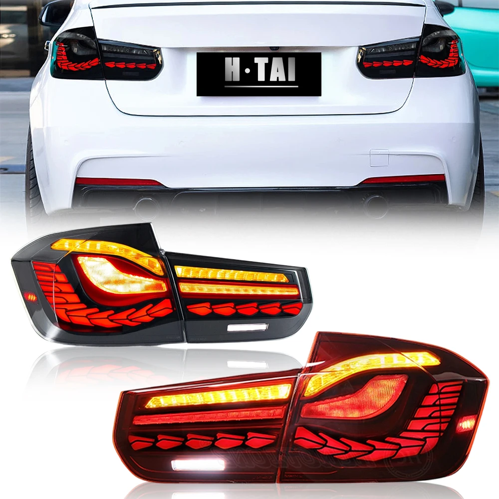 

Pair LED Tail Lights For BMW 3 Series F30 F35 M3 2013-2018 Rear Lamps Taillights Fog Lights Turn Signal Car Light Assemblies