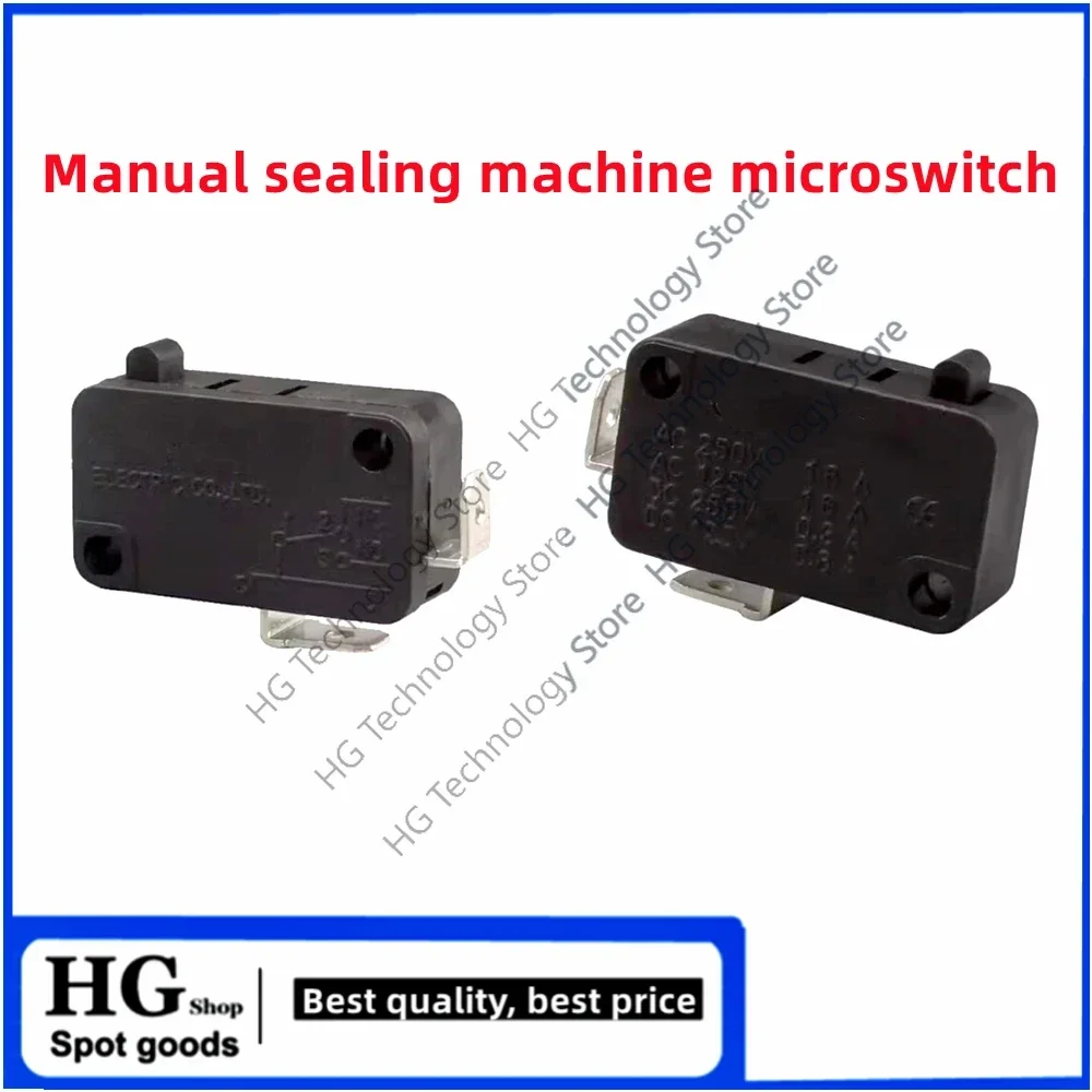 

5PCS/Lot Manual sealing machine microswitch is suitable for 200/300/500 small bag sealing machine accessories
