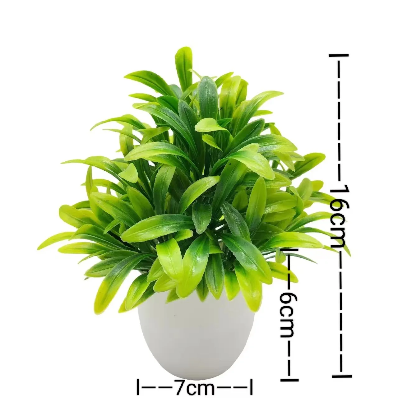 1pc Artificial Plants with Plastics Pots Perfect Greenery for Home DecorationsOffice Desk Living Room and Bedroom Decoration images - 6