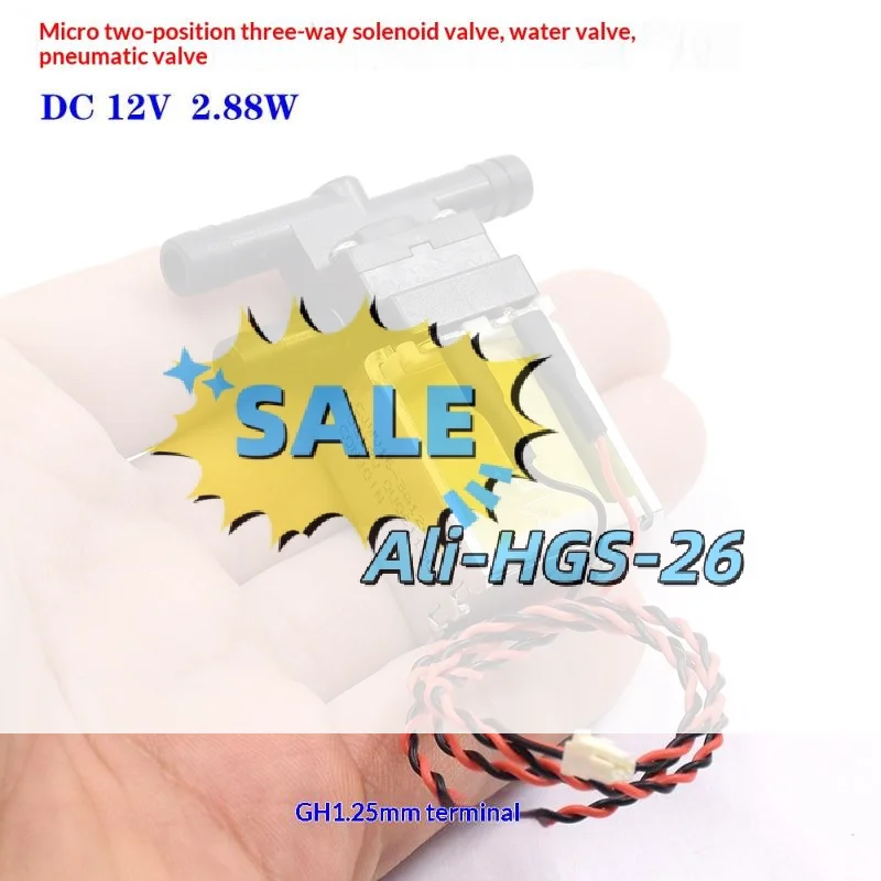 

Flow Control Fix! 12V Mini Valve for Robot Vacuums, Solenoid Switch to Repair or Upgrade Air/Water Lines in Cleaning Machines