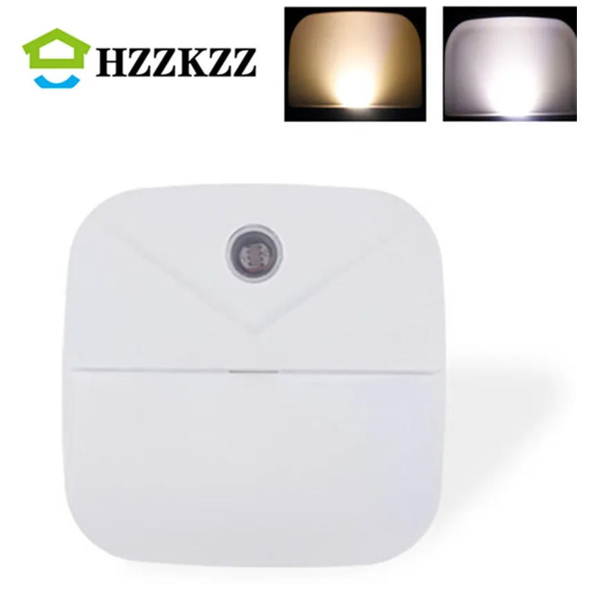 LED Night Light Wireless Light control Sensor  EU Plug Dusk-to-Dawn Night Lights For Baby Kids Bedside Bedroom Corridor Lamp