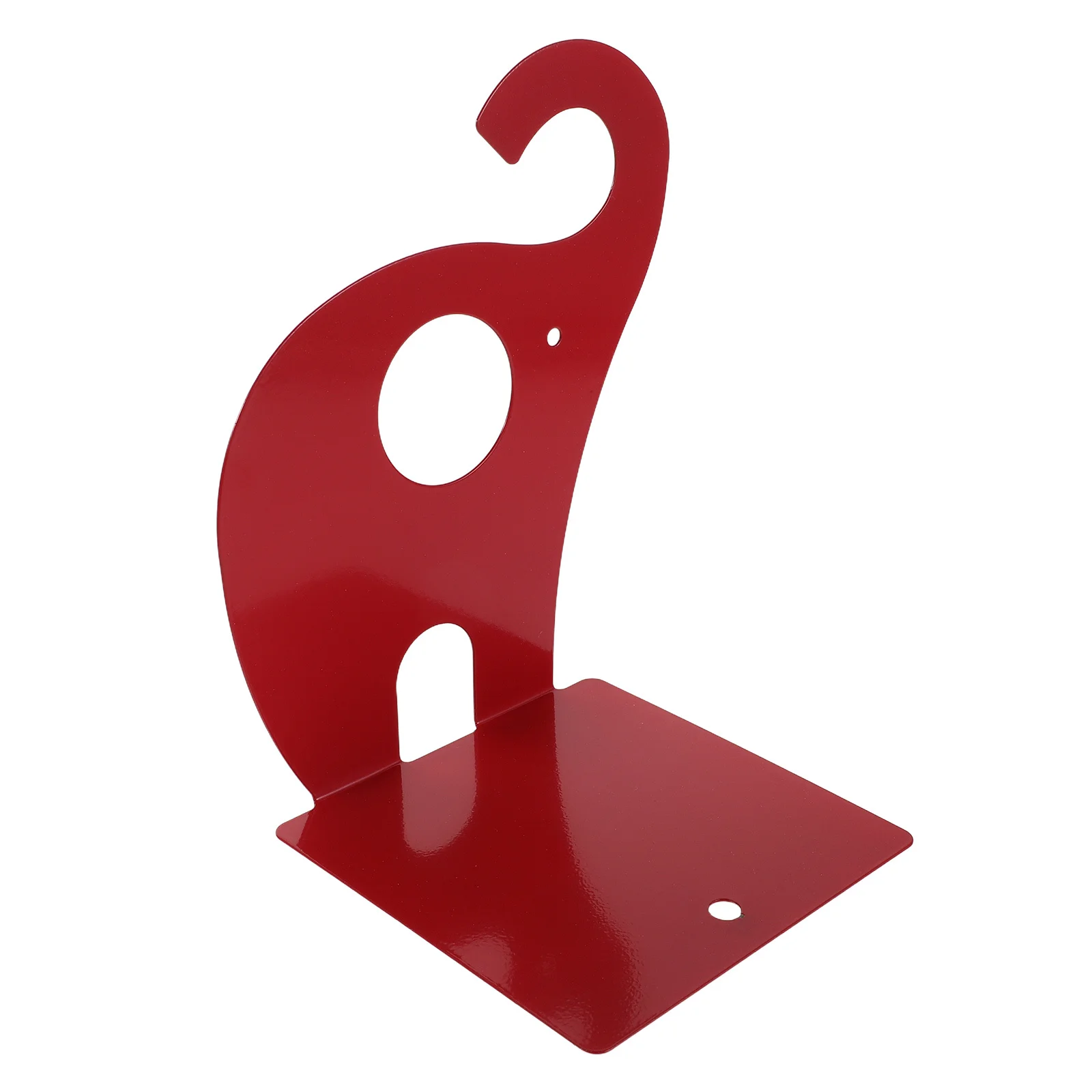 

Metal Elephant Bookend Cute Animal Book Shelf Holder Non Slip Support Heavy Duty Desk Organizer for Office Library Home Decor