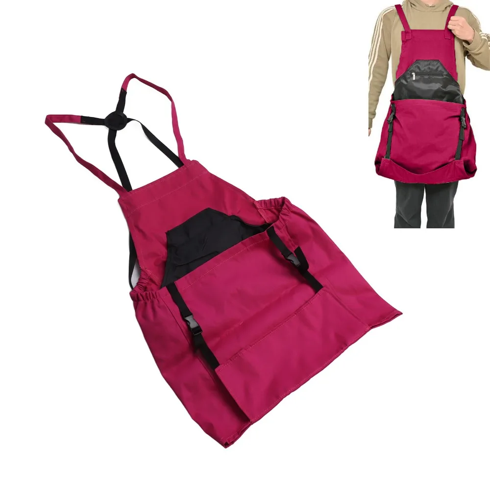 

Large Capacity Harvest Apron Quick Release Oxford Cloth Harvest Picking Apron Lightweight Convenient Fruit Picking Apron