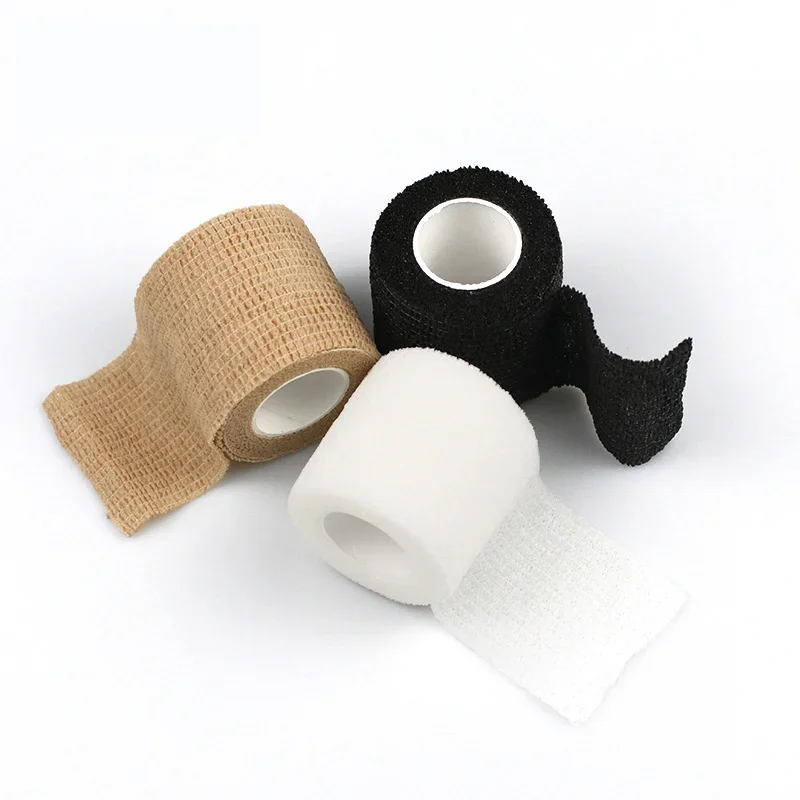 1Pcs Waterproof Medical Therapy Self Adhesive Bandage Muscle Tape Finger Joints Wrap First Aid Kit Pet Elastic Bandage 2.5-10cm