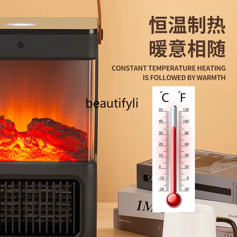 جديد مقلد لهب سخان التدفئة الكهربائية سخان الحمام المنزلي الموقد غرفة نوم
