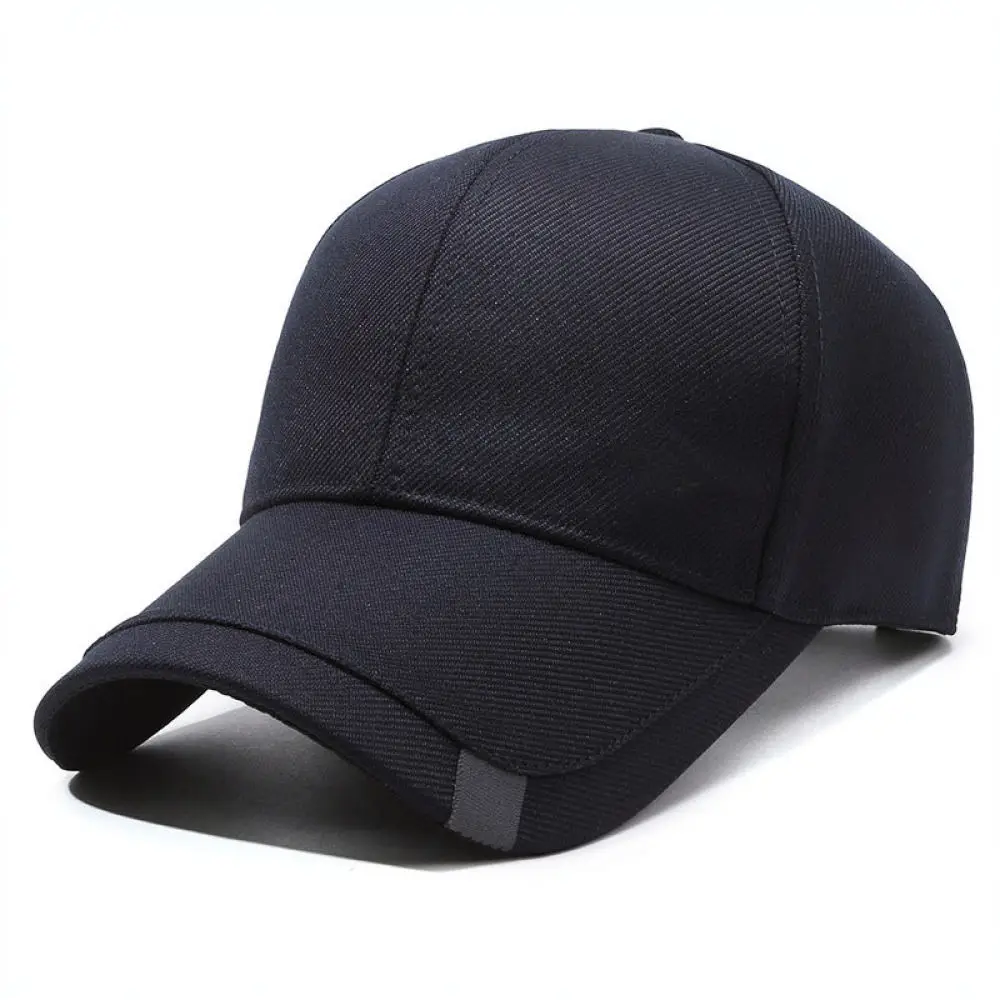 Adjustable Cotton Blend Baseball Cap Letter Embroidery Casual Sun Hat Unisex Retro Fashion Streetwear Outdoor Sports Visor