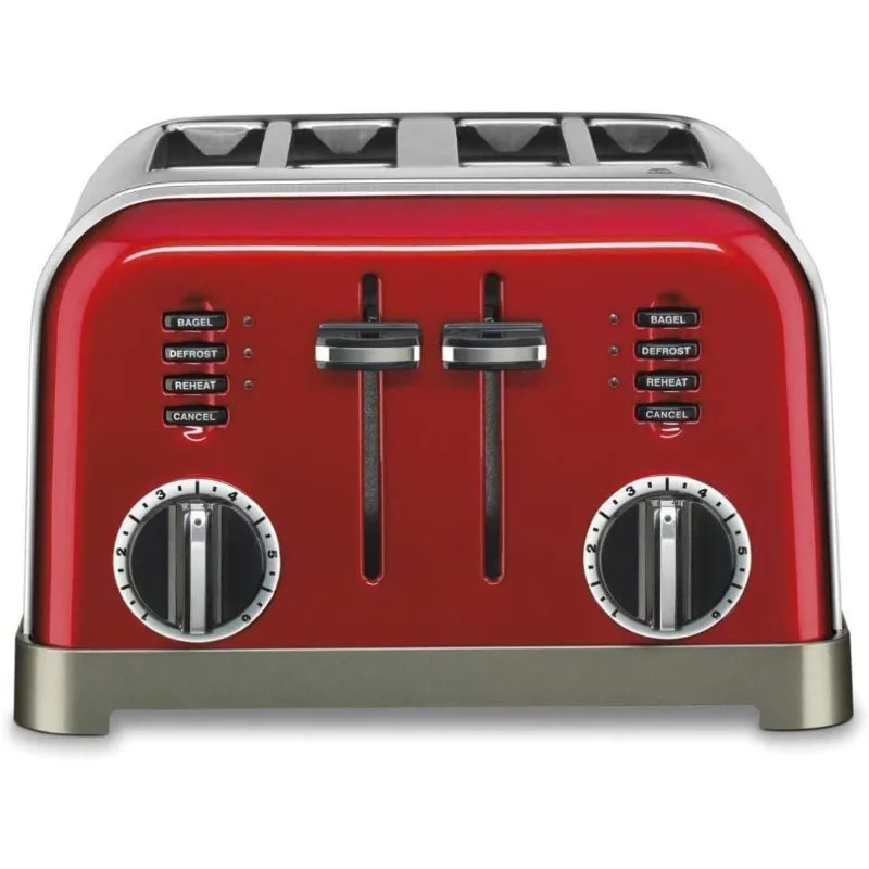 

Тостер Cuisinart CPT Metal Classic на 4 ломтика, красный металлик