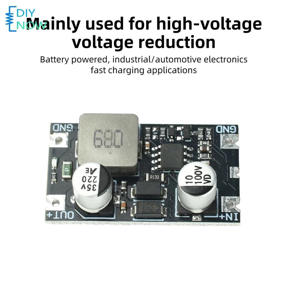 DC 11-100V to 5V/12V 2.5A Step-Down Power Module High Efficiency DC Converter for Industrial Automotive Electronics