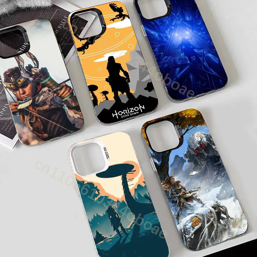 

Aloy H-Horizon Z-Zero Dawn Phone Case For iPhone 17,16,15,14,13,12,11,Pro,Max,Plus Shockproof Cover