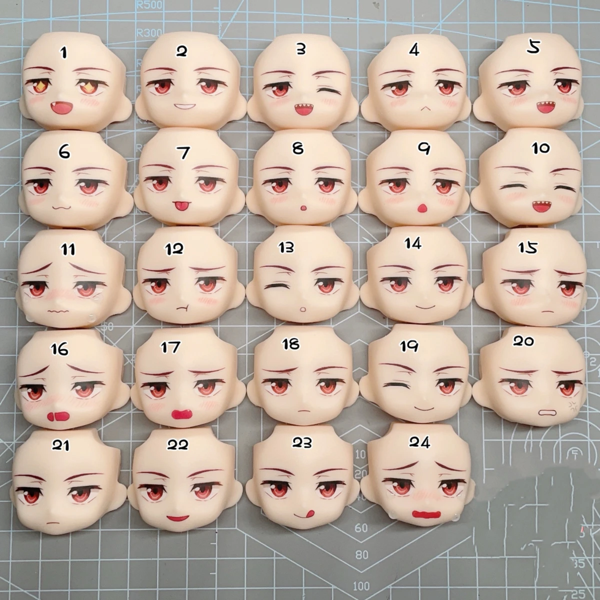 

Rin Matsuoka まつおか りん Ob11 Face GSC YMY 1/12 Doll Handmade Water Sticker Faceplate Anime Game Cosplay Toy Accessories