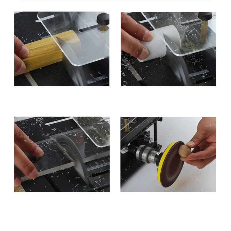 Mini desktop sawing machine electric cutting machine band saw blade adjustable speed angle adjustment 35MM cutting depth