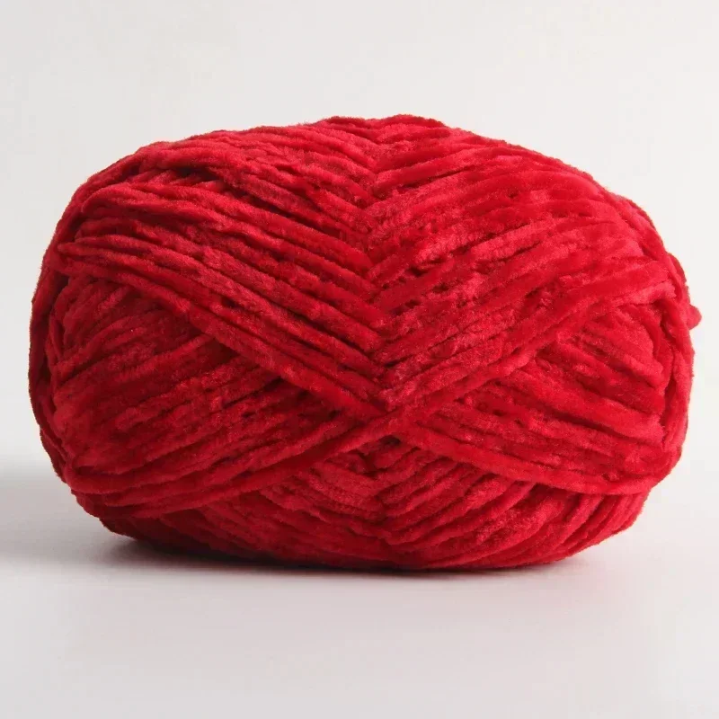 Soft Chenille Yarn 100g for Crafting Projects
