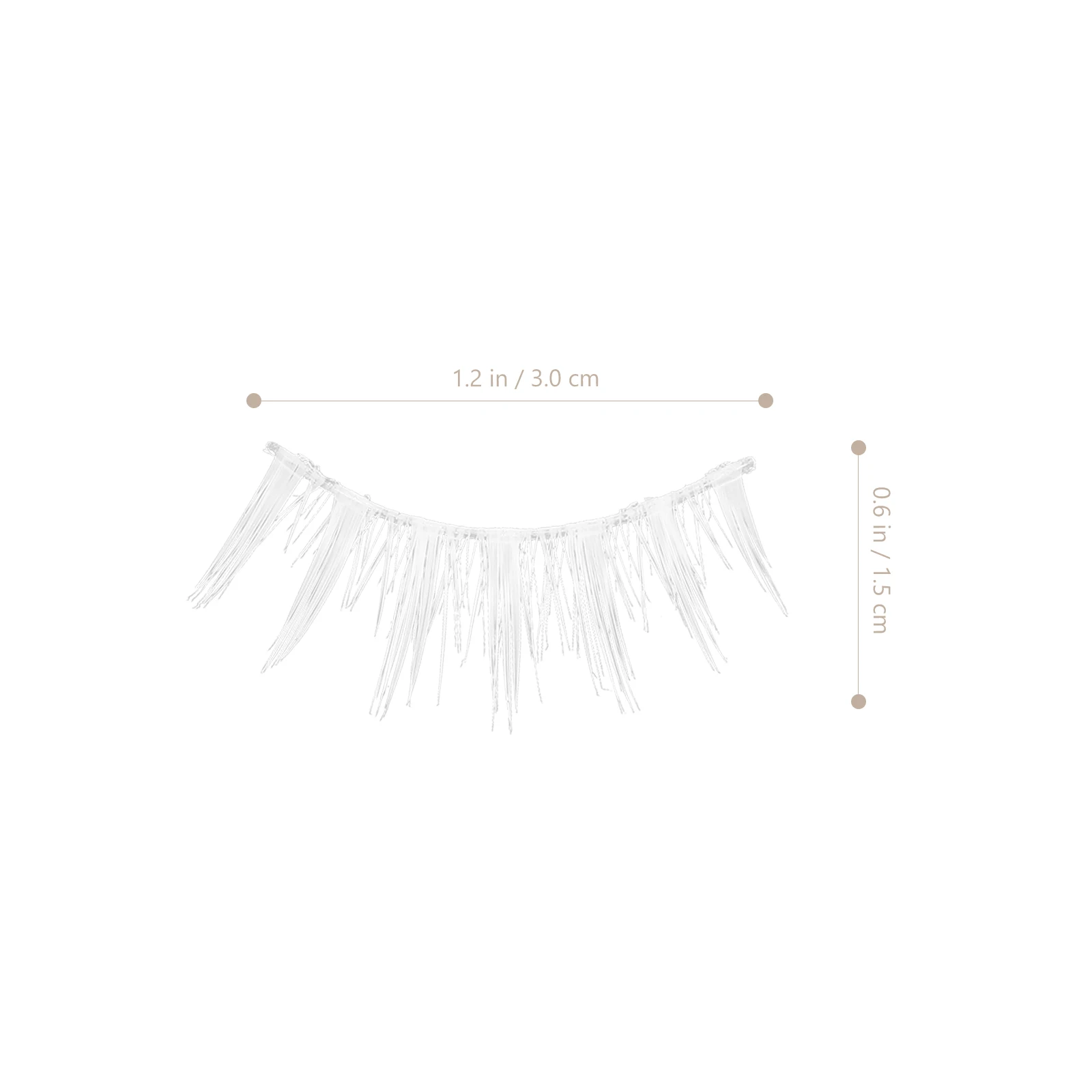 

Fake Eyelashes Faux Masquerade Makeup Accessories White Contacts for Eyes Cosplay