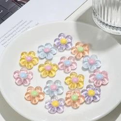 Cute flowers Flat Back Resin Cabochons Scrapbooking DIY Jewelry Craft Decoration Accessories 20pcs -Q08