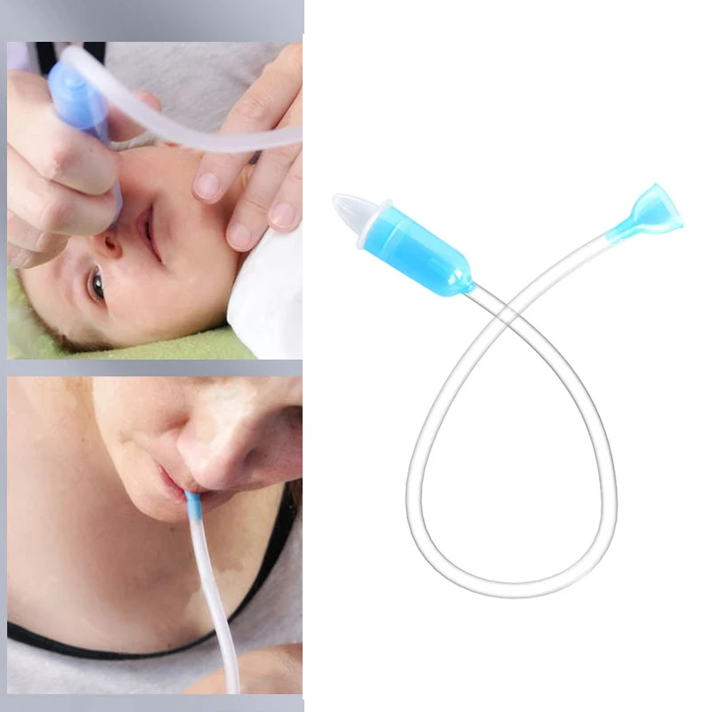 

Soft Baby Nasal Aspirator Safe Suction Vacuum Infant Nose Cleaner Practical Snot Removal Tool for Newborns Baby Health Care