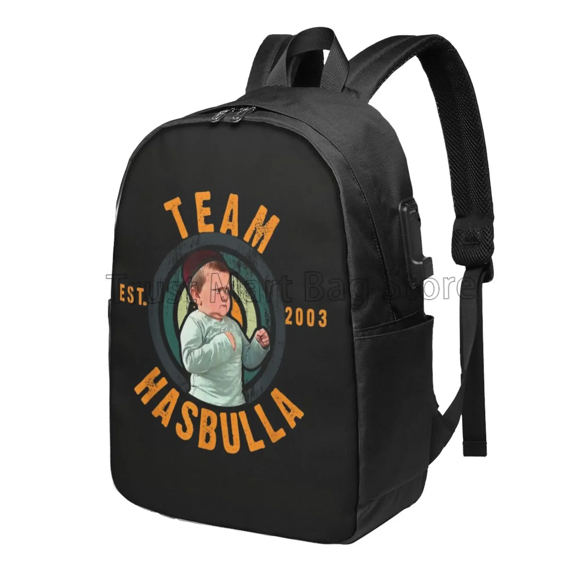 

Рюкзаки с узором Hasbulla Magomedov, школьная сумка, сумка для книг, дорожный рюкзак для ноутбука с USB-портом, кошелек, рюкзак 17 дюймов