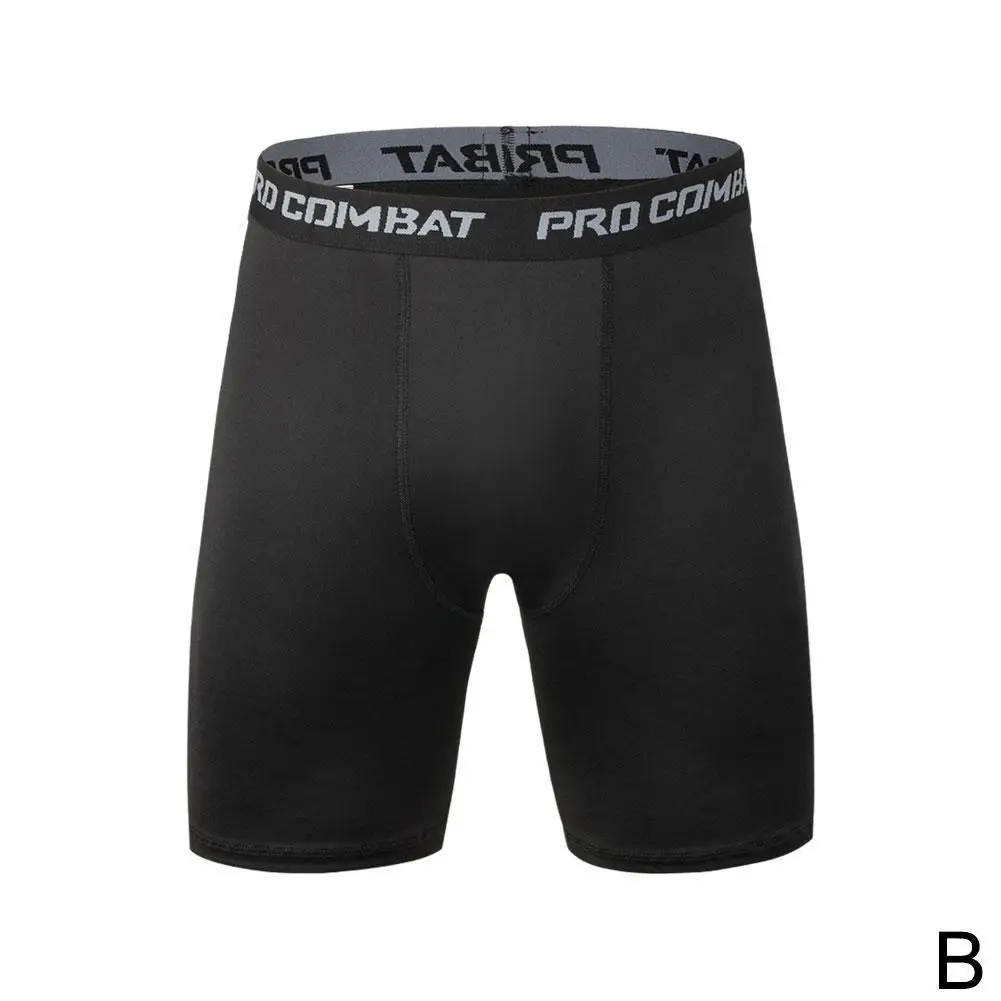 Männer Sport Leggings Fitness Elastische Kompression Strumpfhosen Trocknen Schnelle Größe Fitness Plus Hosen Running Training Stretch Shorts