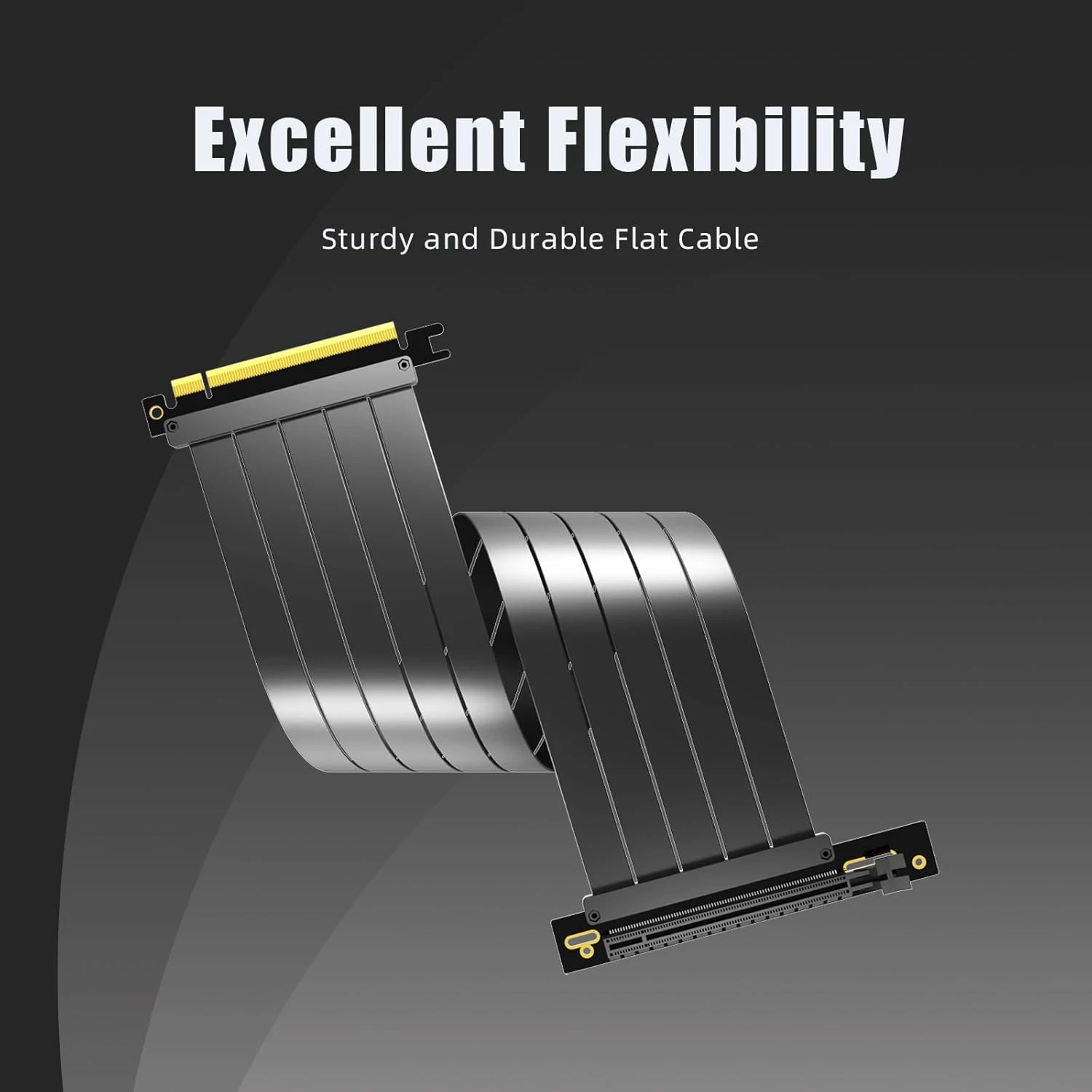 

PCI Express 3.0/4.0 x16 to x16 Gen 4 GPU Double Reverse Graphics Card Extension Cable Riser Card For ITX gold-plated Connector