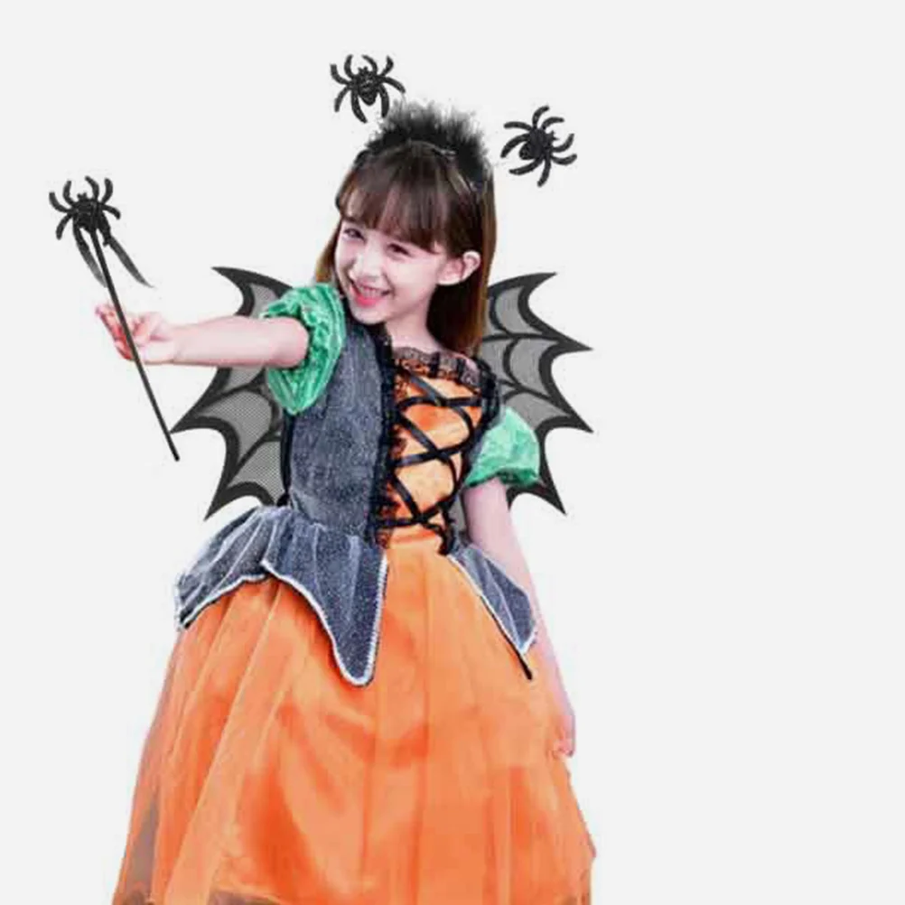 

Ghost Festival Party Performance Props Halloween Funny Dress Up Set Children's Wings Costumes Accessory Demon Accessories Felt