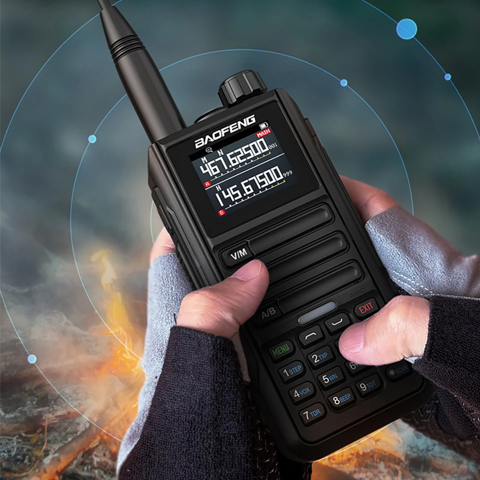 Baofeng UV-16M walkie talkie 10w high power multi band ip67 wasserdicht tragbare radios uv16 aktualisierte version 2024 neueste