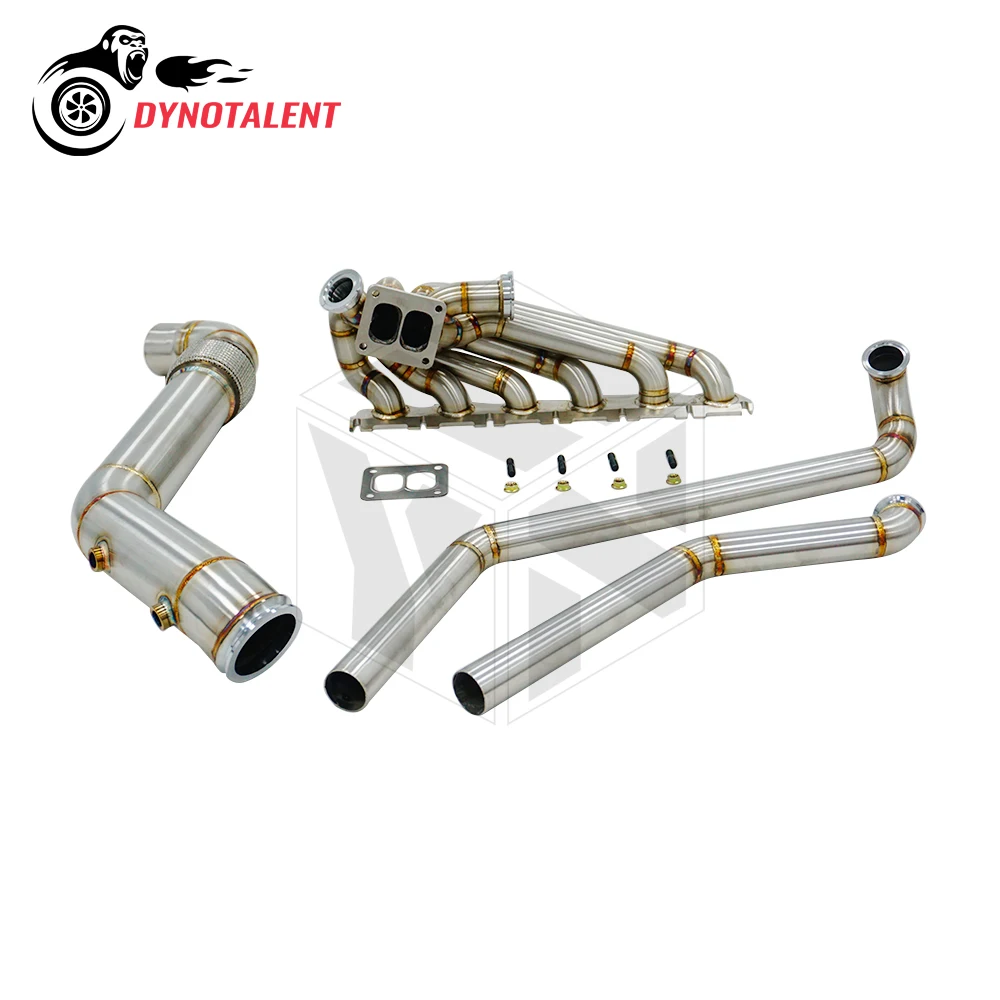 

Турбо-коллектор DYN RACING T4 Twin Turbo толщиной 3,0 мм, внешний диаметр 42 мм, для BMW B58 GEN2 3.0T, комплект турбо-коллекторов.