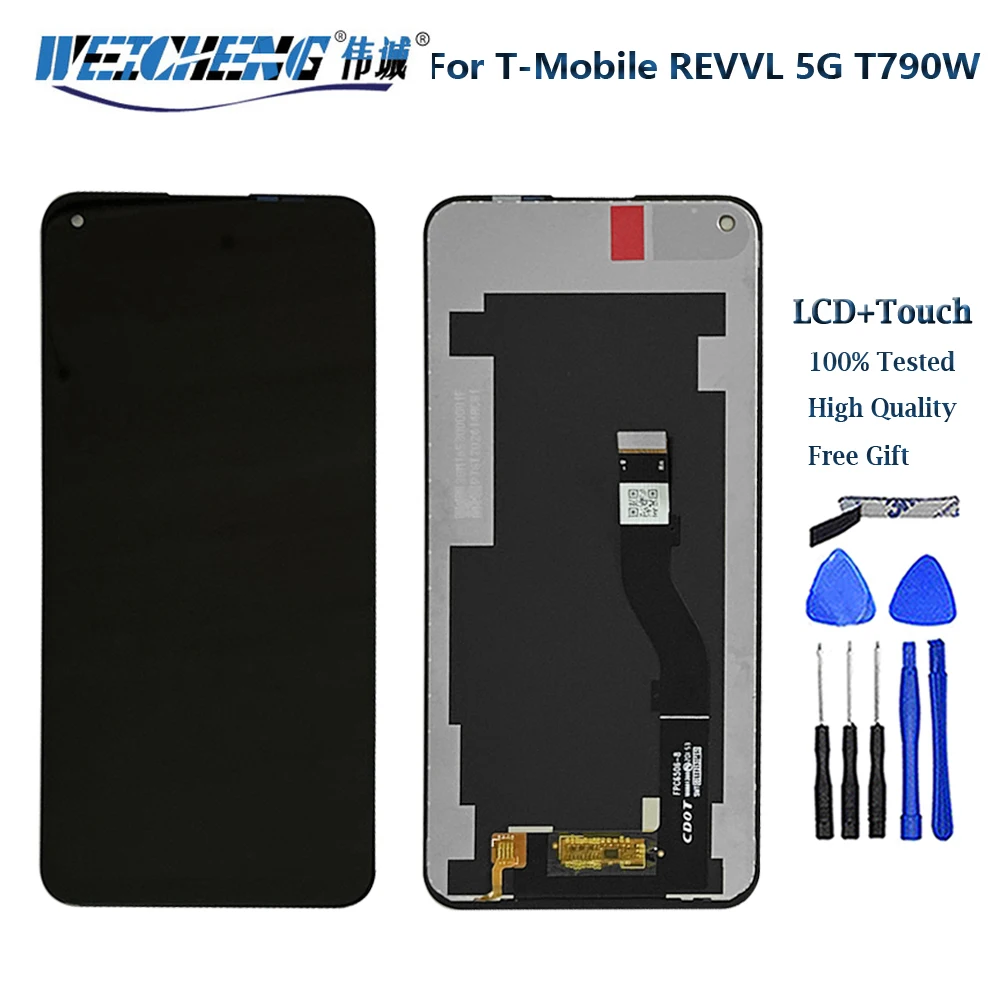 Original For T-Mobile REVVL 5G LCD Display Screen Touch Panel Digitizer For T-Mobile REVVL 5G T790W T790Z LCD Display