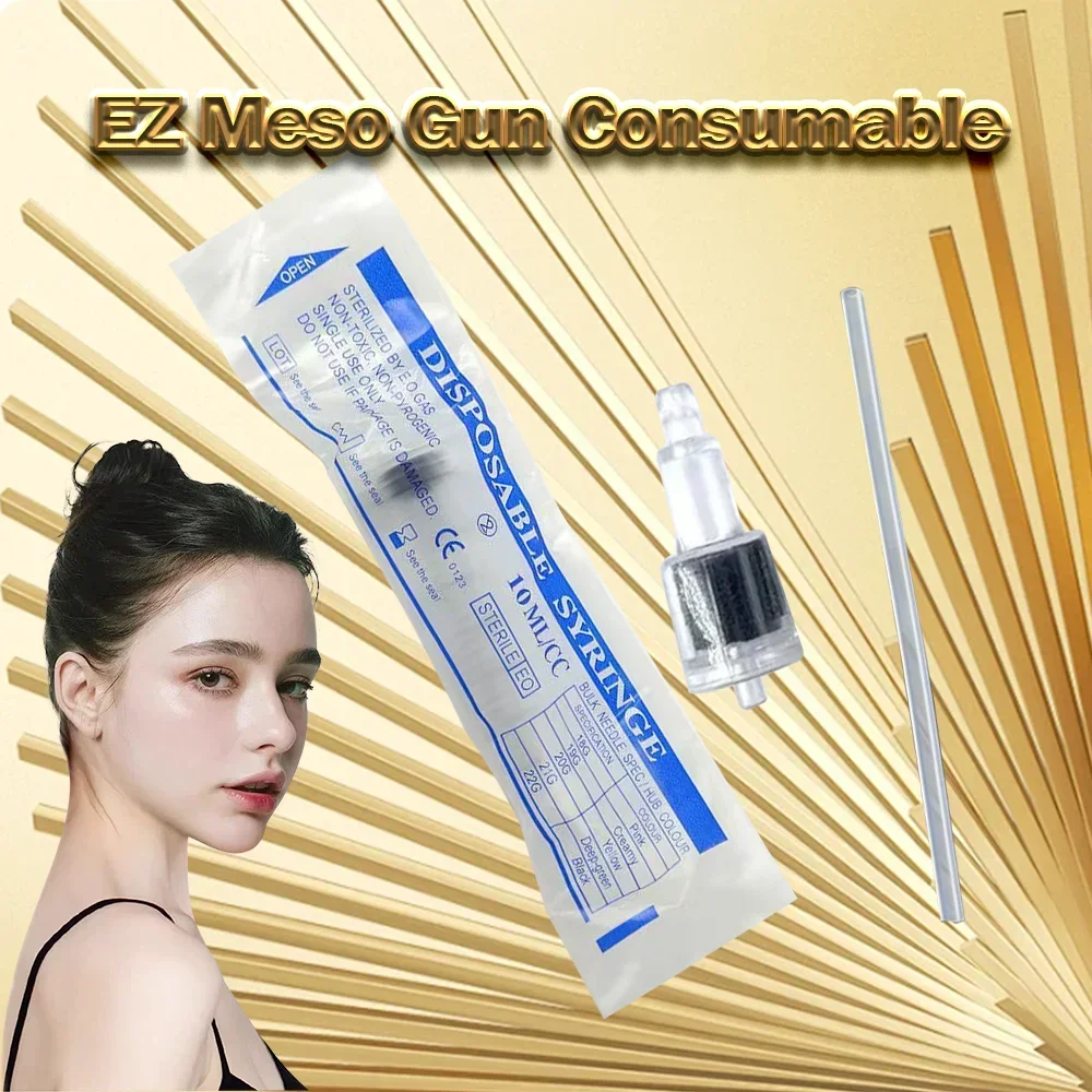 

Korea Negative Pressure EZ Mesotherapy Gun Vacuum Vital Hydrolifting Meso Gun EZ 5Pin 9pin Cartridge Skin Care