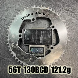 Folding bicycle carbon fiber chain ring for Brompton BCD 130 crank road bike marble carbon sprocket 48T 50T 52T 54T 56T