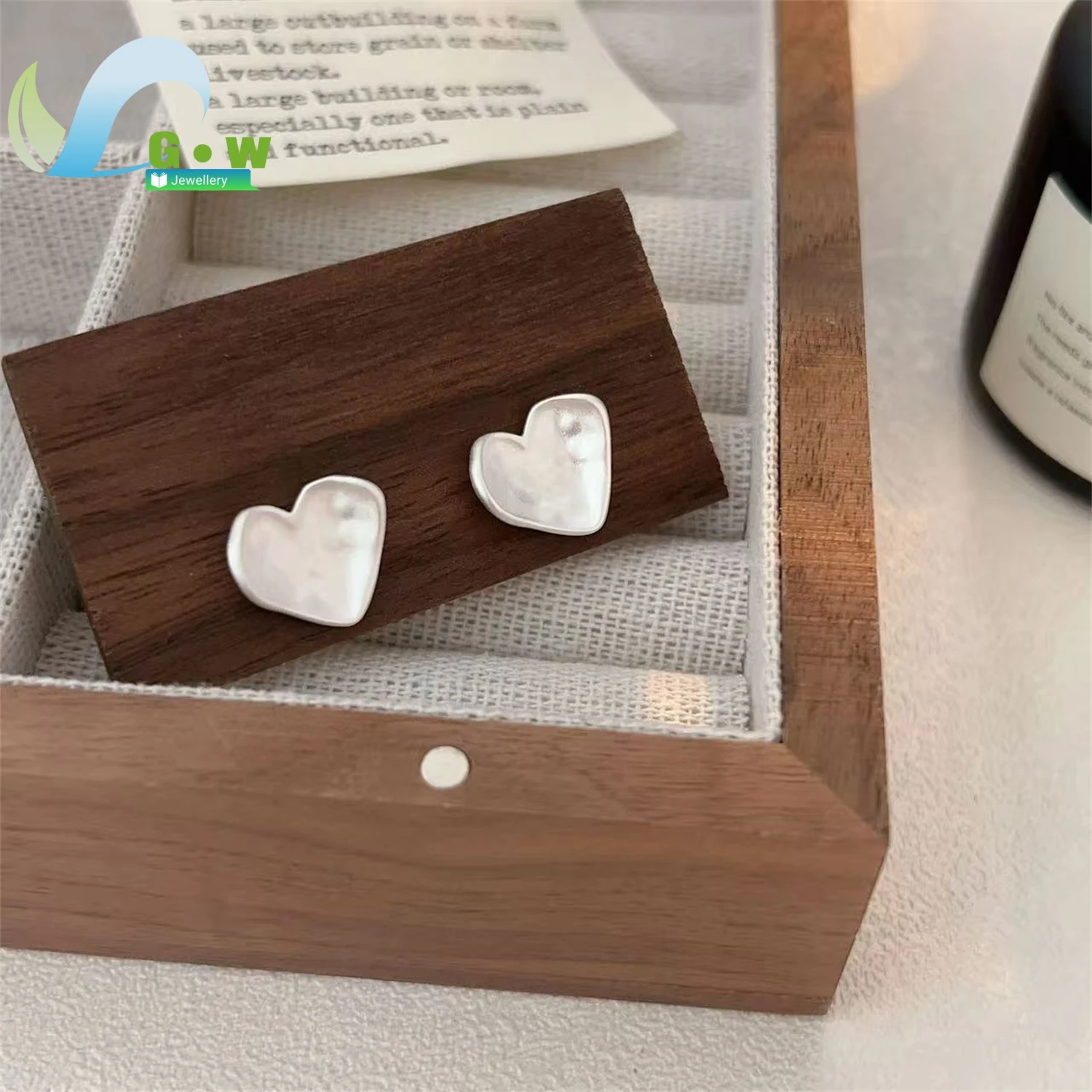 Heart Stud Earrings Women Cool Style Minimalist Elegant Delicate Jewelry Daily Wear Charm Gift For Her Girlfriend Wife Birthday