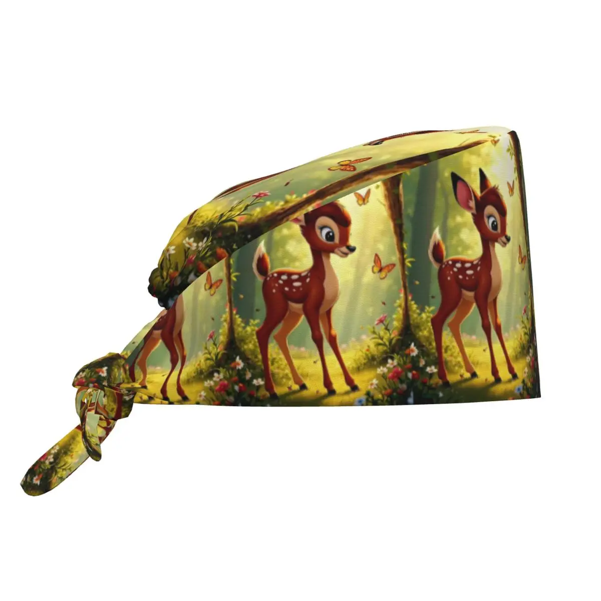 

Пользовательские Бэмби, медицинский персонал, скрабы, шляпа, унисекс, олень, мультфильмы, доктор, уход, хирургическая шапочка, шапочки-скрабы