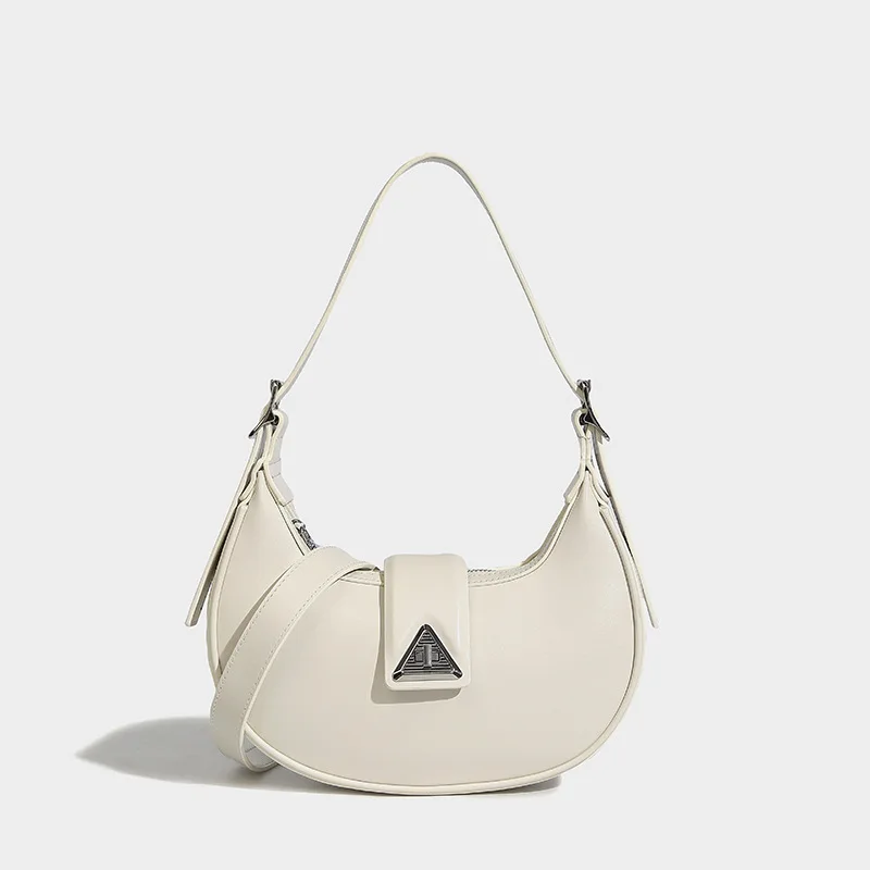 

Authentic leather crescent bag loaf bag underarm bag for women 2025 new versatile niche design shoulder bag crossbody bag