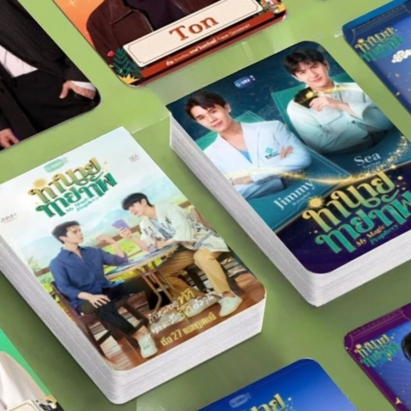 

30/50 шт. без повторения Jimmysea Jimmyyjp SeataТайское телевидение Мое волшебное пророчество Twlight Drama Stills Двусторонняя печать 3-дюймовая карта