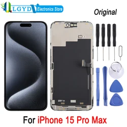 6.7 Inch OLED LCD Screen For iPhone 15 Pro Max LCD Display with Digitizer Full Assembly Spare Part Replacement