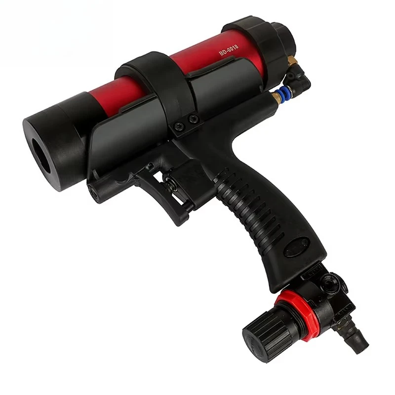 310ml Adjustable Pneumatic Glass Glue Gun Air Rubber Gun Tool Hard Glue Sealant Applicator Tool Caulking Gun Tool