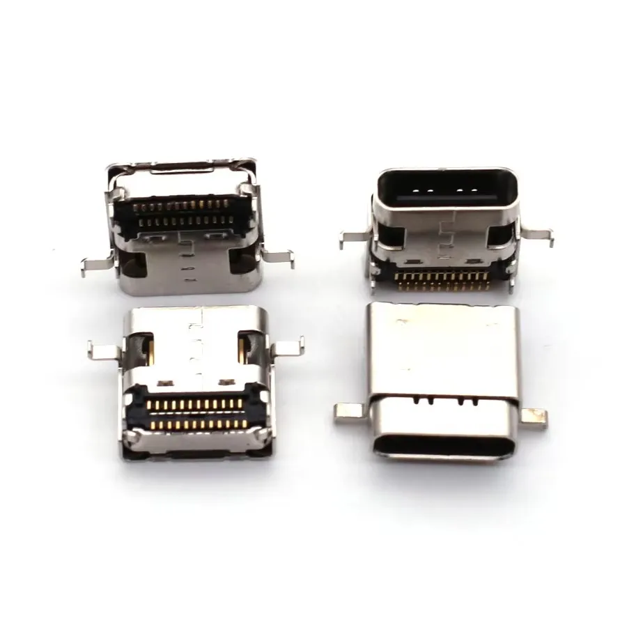 2-5Pcs Type C For DELL Latitude 7420 3520 5330 Laptop USB-C 24Pin Female Socket Charging Port PCB Solder Connector