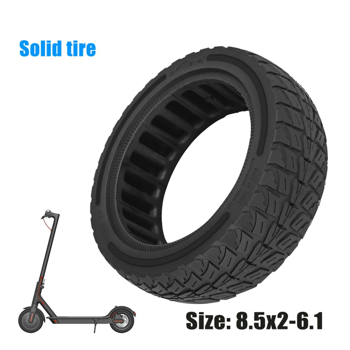 8.5X2.5 Massieve Band Elektrische Scooter Slijtvaste Off-Road Banden Voor Dualtron Mini & Speedway Leger (Pro) -A