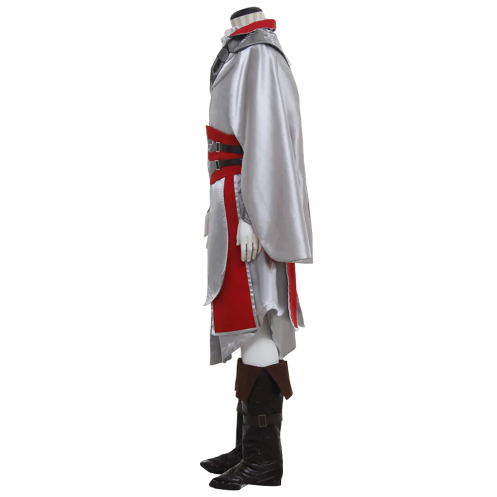 Game Ezio Auditore Cosplay Costume Top Pants Uniform Suits for Men Halloween Party Outfits - Image 4