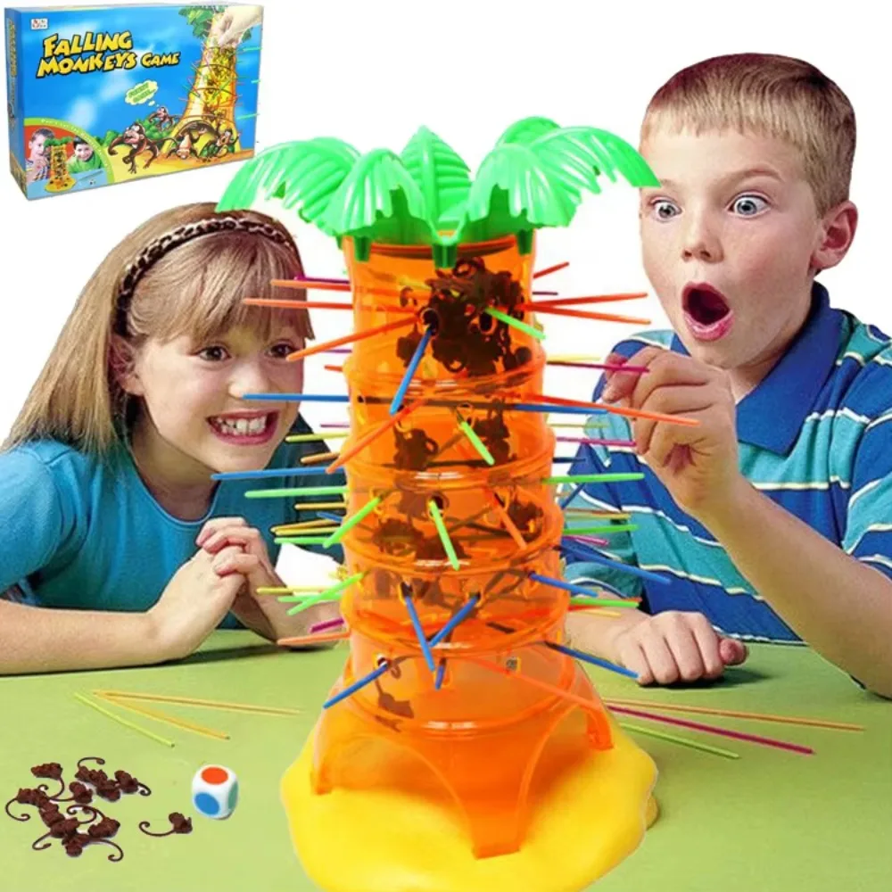 

Children's Intelligence Toys Interesting Turn Monkeys Down Monkey Tree Climbing Desktop Table Game Party Game Funny Toys