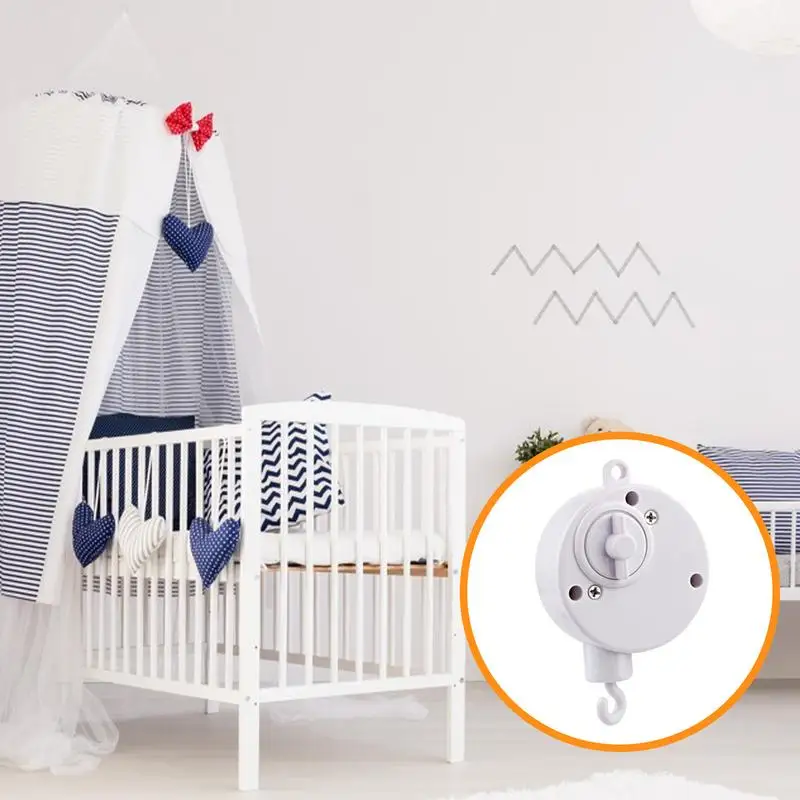 Braket bayi, tempat tidur bayi berputar menenangkan, lengan ponsel praktis dan tahan lama untuk dekorasi kamar bayi