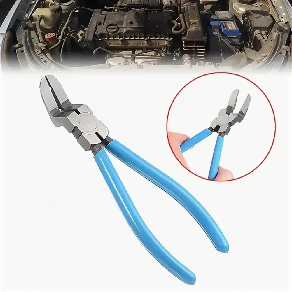 Panel Clip Pliers Automobile Snap Pliers Car Door Panel Clip Rivet Trim Removal Rivet Pry Popper Tool with Spring Mechanism