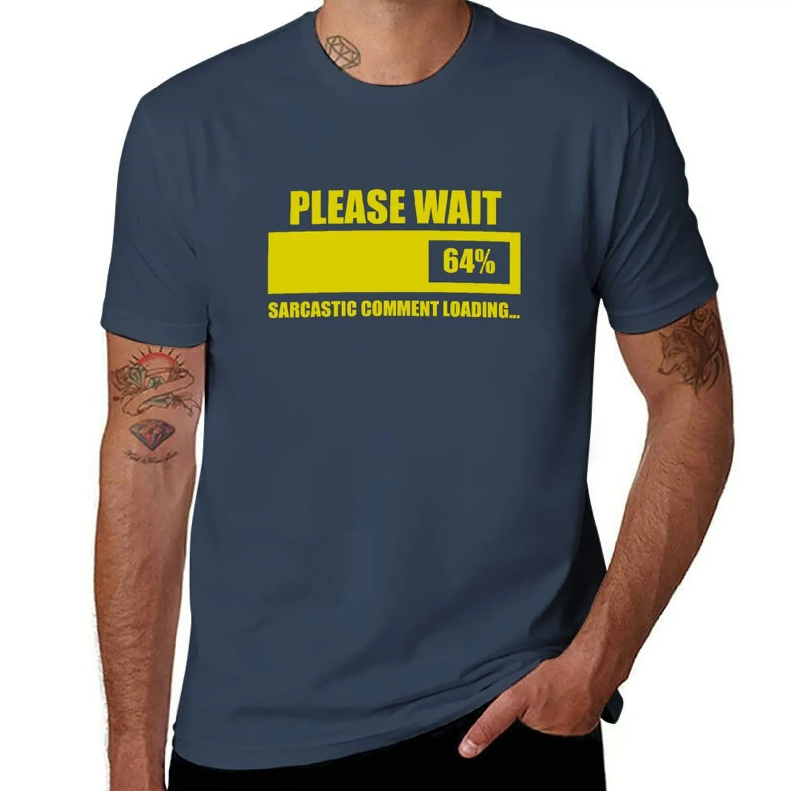

Please Wait... Sarcastic Comment Loading T-Shirt t shirts for man graphic tees cotton tshirt 100% T-Shirt