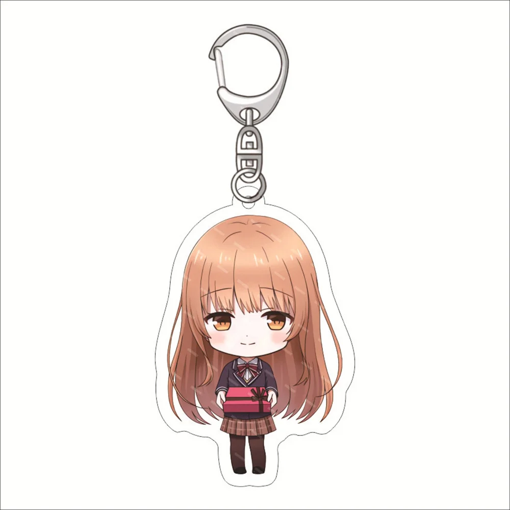 Cute Anime Otonarino Tenshisama Keychain Acrylic Figure FujiMiya Amane Shiina Mahiru Akazawa Itsuki Akazawa Itsuki Key Chain