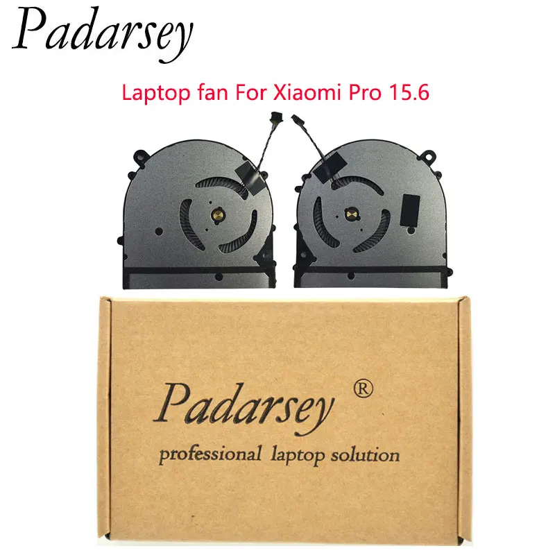 Padarsey cpu gpu ventilador de refrigeração ventiladores do portátil para xiaomi pro ar 15.6 171502 171501 computador radiadores refrigerador nd55c05 17e23 17e22