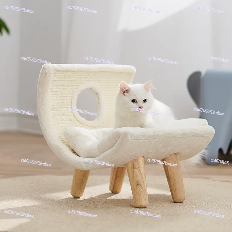 Cat Scratching Board Nest Vertical Non-chip Climbing Frame Claw Grinder Cat Nest Internet Celebrity Wooden Cat Bed Sofa Pet