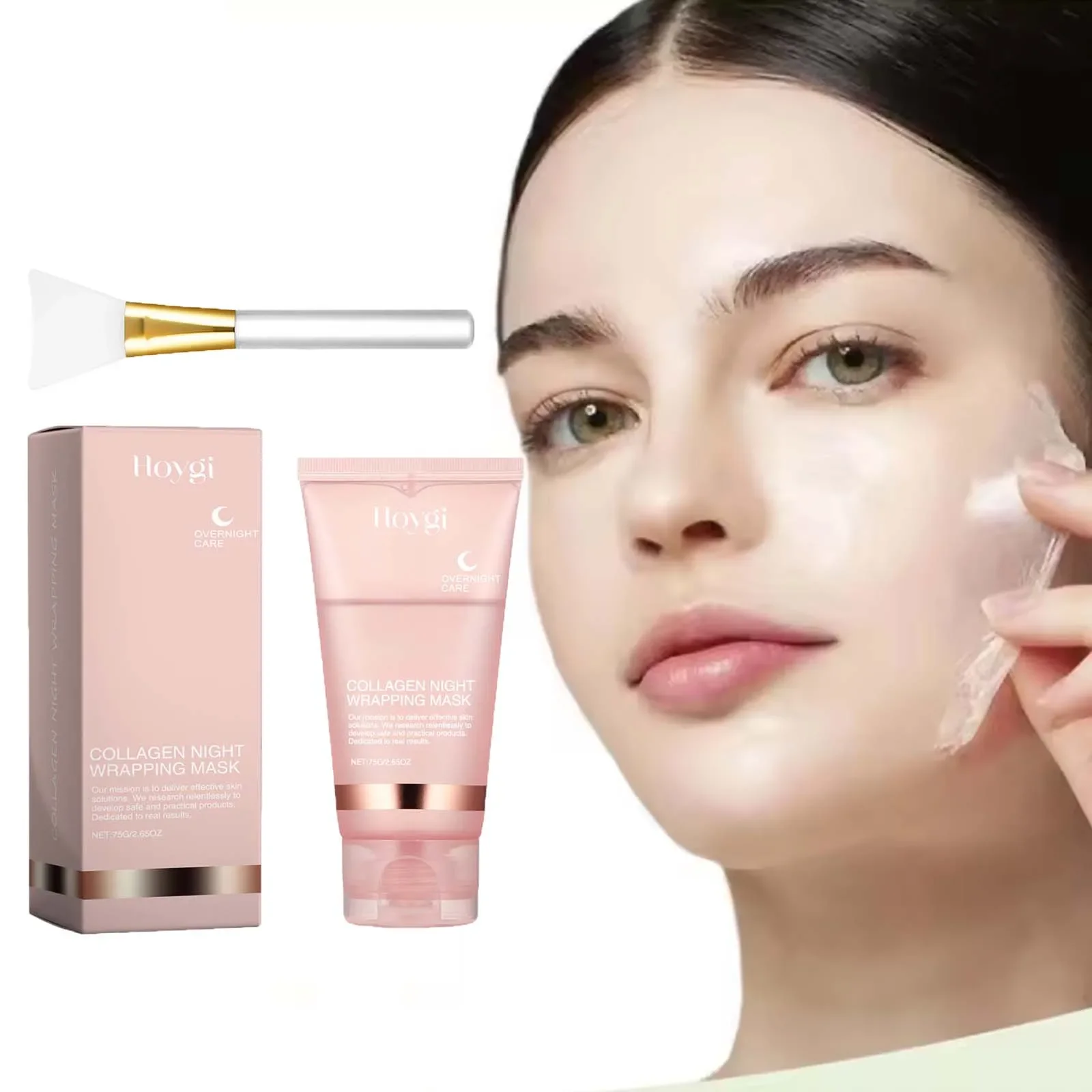 

Collagen Peel-off Mask Deep Hydrating Fade Fine Lines Firming Shrink Pores Brightening Fast Absorption Repair Mask Face SkinCare