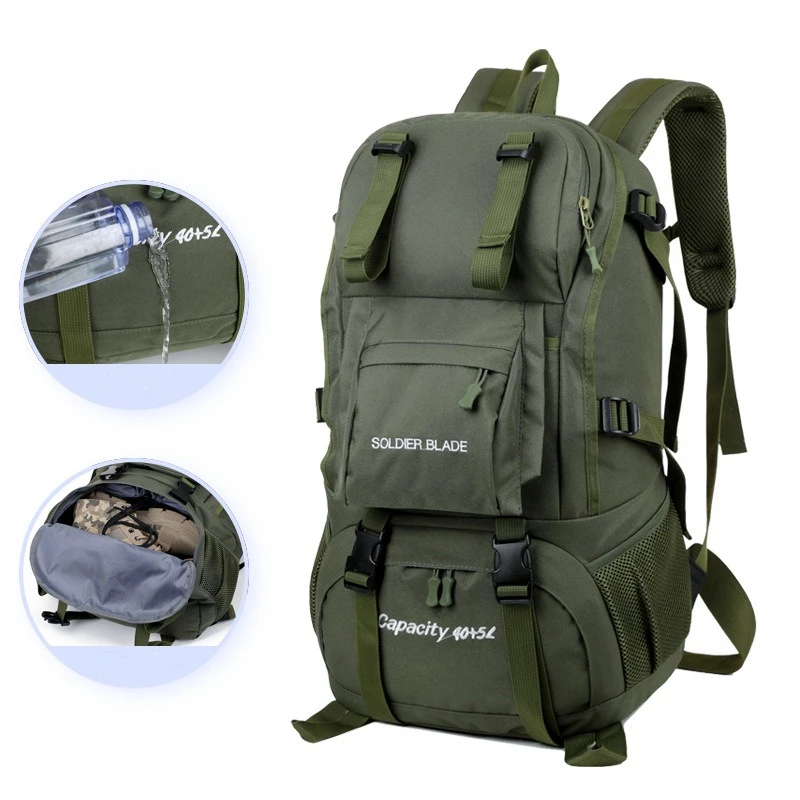 

Nesitu большой емкости большой водонепроницаемый A4 14-дюймовый ноутбук мужской женский рюкзак походная альпинистская дорожная сумка для кемпинга черный зеленый хаки M065