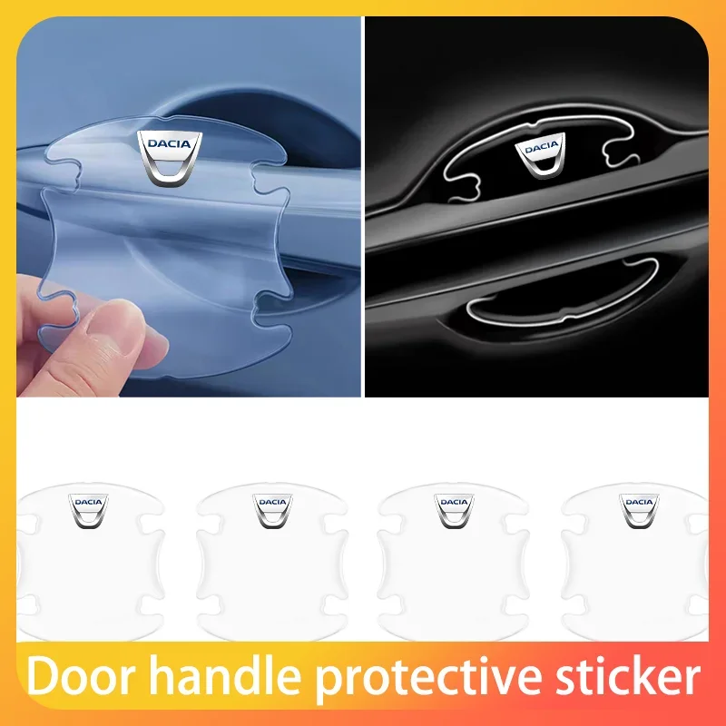 

Car door anti-collision strip door handle protection strip For Dacia Duster Logan Sandero Stepway Dokker Lodgy Car Accessories