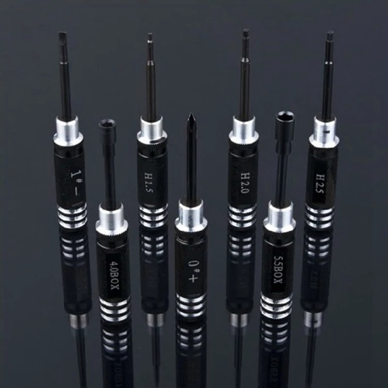 7PCS Hex Screw Driver Tools Kit Set For RC Helicopter Car FPV Racing Drone Quadcopter Toys Model Reparing Tool