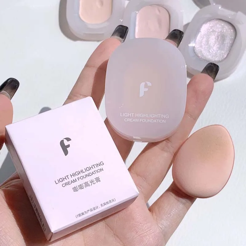 4 Colors Contouring Matte Highlighter Cream Pearlescent Luminizer Waterproof Three-dimensional Face Makeup luminator High Gloss